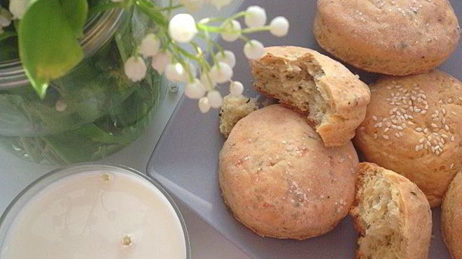 Рецепт Сырные булочки без яиц