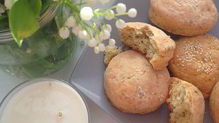 Рецепт Сырные булочки без яиц