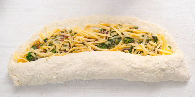 Рецепт творожные булочки с чесноком и базиликом