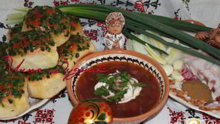 Рецепт Украинские пампушки с чесноком