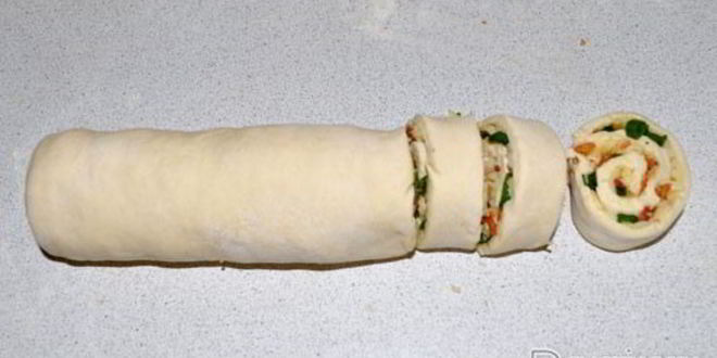 Рецепт закусочные булочки с беконом и сыром