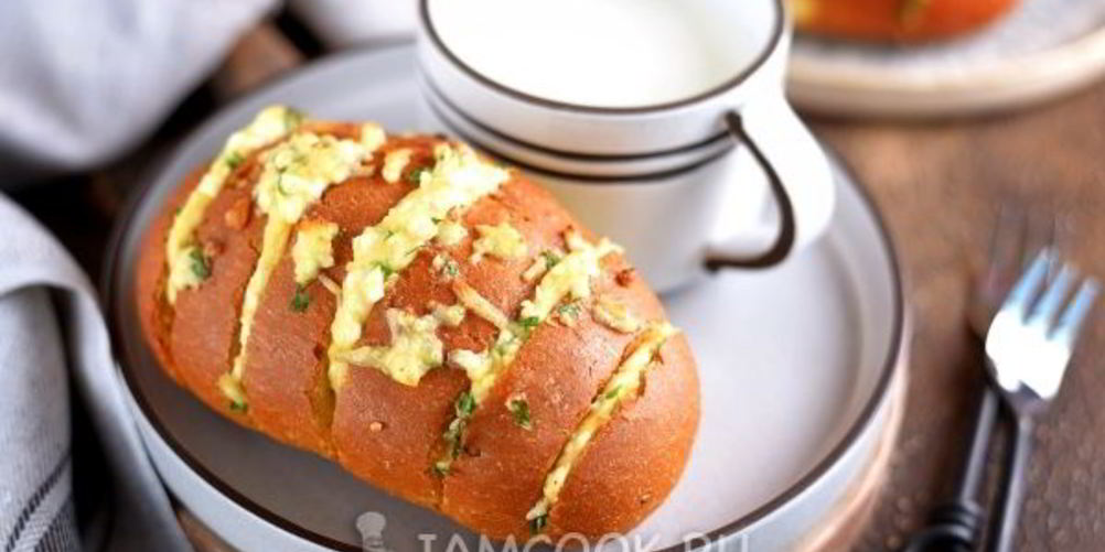 Рецепт булочки с плавленым сыром