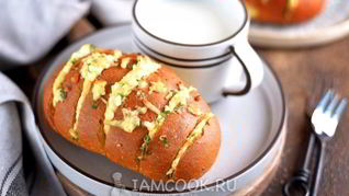 Рецепт Запеченные булочки с сыром и зеленью