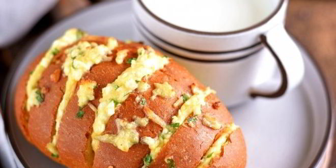 Рецепт запеченные булочки с сыром и зеленью