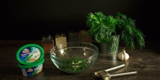 Рецепт зерновые булочки-пампушки с сырно-чесночной начинкой