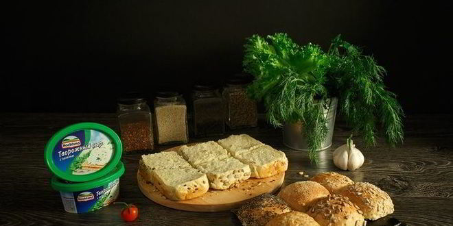 Рецепт зерновые булочки-пампушки с сырно-чесночной начинкой