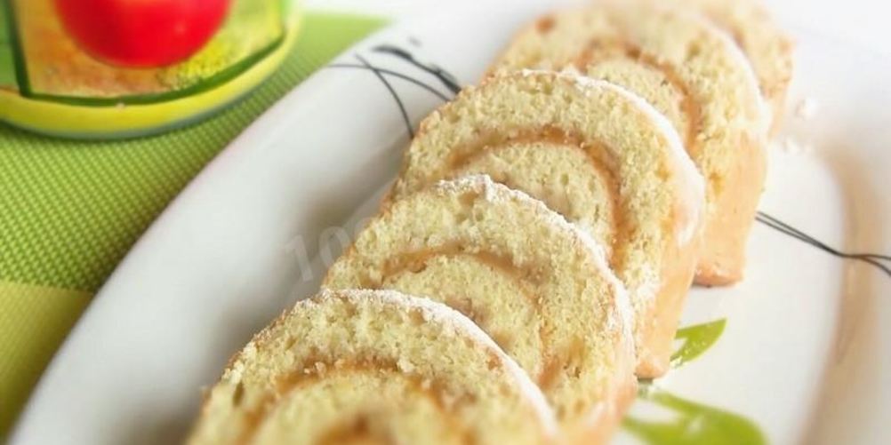 Как приготовить быстрый яблочный рулет