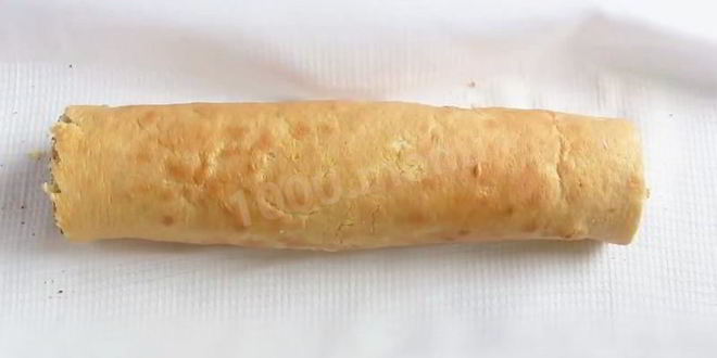 Рецепт быстрый яблочный рулет