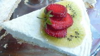 Рецепт Английский чизкейк с кокосовой стружкой