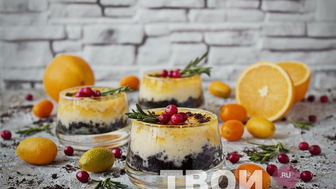 Рецепт Апельсиновый чизкейк