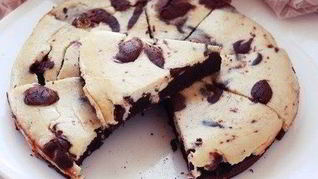 Рецепт Брауни-чизкейк шоколадно-банановый