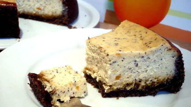 Рецепт Чизкейк Апельсин в крапинку