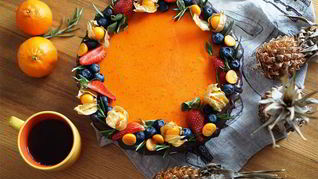 Рецепт Чизкейк без выпечки с облепихой