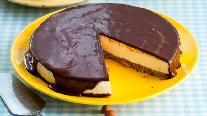 Рецепт Чизкейк из черного хлеба