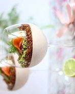 Чизкейк из лосося с лаймом