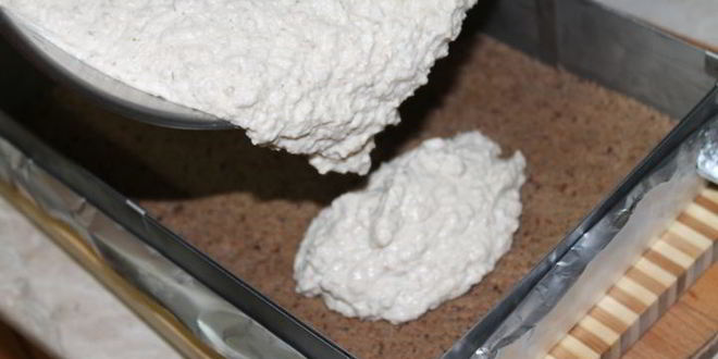 Рецепт чизкейк мясной с брусничным соусом