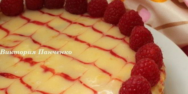 Рецепт чизкейк с белым шоколадом и малиной