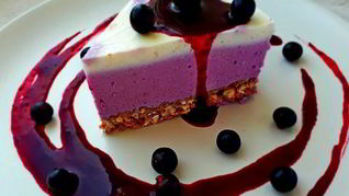 Рецепт Чизкейк с черной смородиной без выпечки