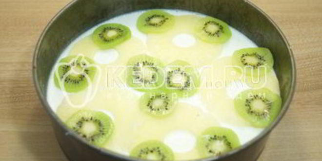 Рецепт чизкейк с фруктами