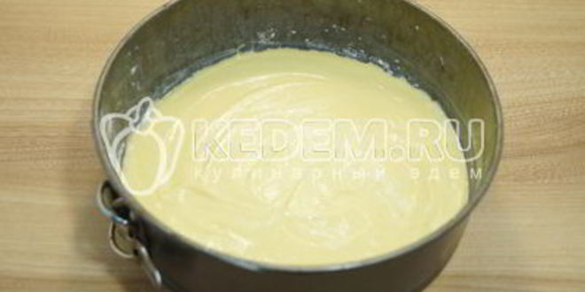 Рецепт чизкейк с фруктами