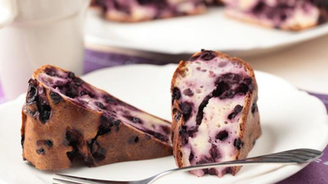 Рецепт Чизкейк с голубикой