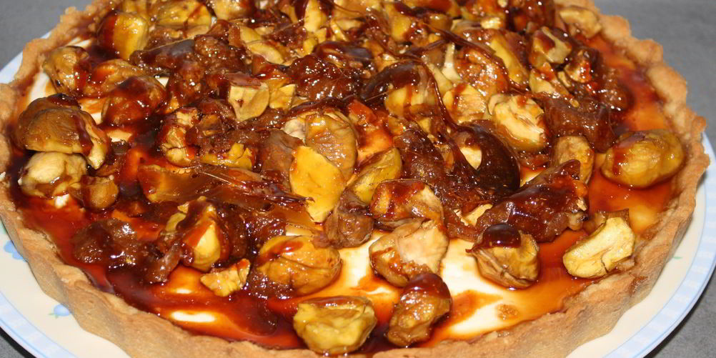 Как приготовить чизкейк с каштанами