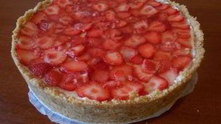 Рецепт Чизкейк с клубникой