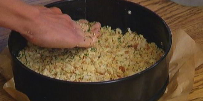 Рецепт чизкейк с семгой и грюйером