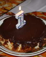 Чизкейк с шоколадной глазурью