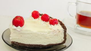 Рецепт Чизкейк с шоколадной основой