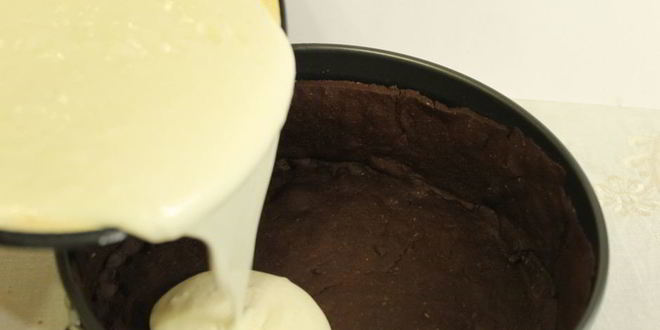 Рецепт чизкейк с шоколадной основой