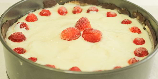 Рецепт чизкейк с шоколадной основой