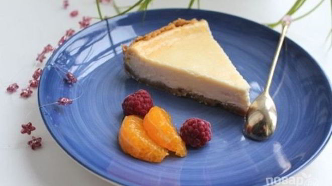 Рецепт Чизкейк со сливочным сыром