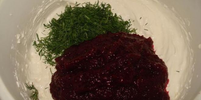 Рецепт чизкейк свекольный с сельдью