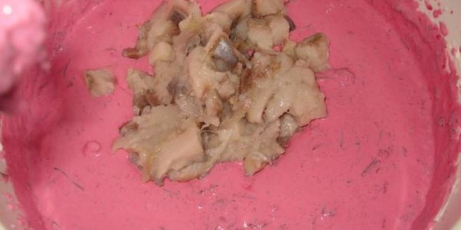 Рецепт чизкейк свекольный с сельдью