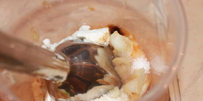 Рецепт чизкейк в яблоке — запеченное яблоко