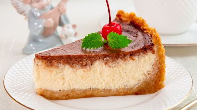 Рецепт Чизкейк ванильно-шоколадный