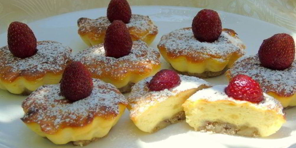 Как приготовить диетический мини-чизкейк