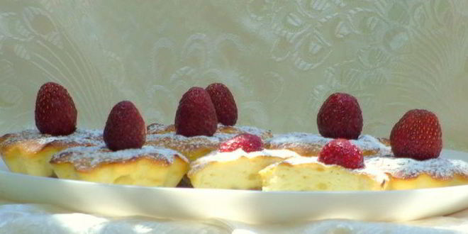 Рецепт диетический мини-чизкейк