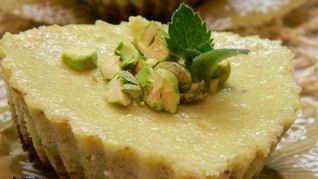 Рецепт Фисташковые мини-чизкейки