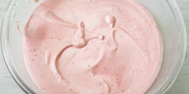 Рецепт холодный клубничный чизкейк