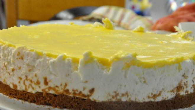 Рецепт Лимонный чизкейк без выпечки