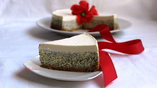 Рецепт Маковый чизкейк под лимонно-сметанным топпингом