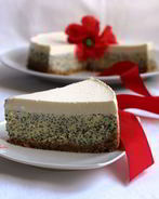 Маковый чизкейк под лимонно-сметанным топпингом