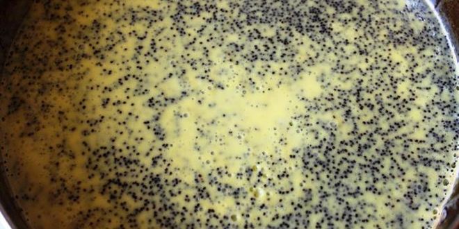 Рецепт маковый чизкейк под лимонно-сметанным топпингом