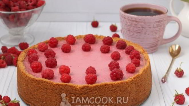 Рецепт Малиновый чизкейк