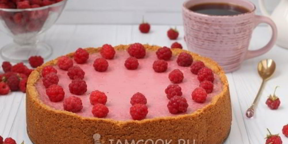 Как приготовить малиновый чизкейк