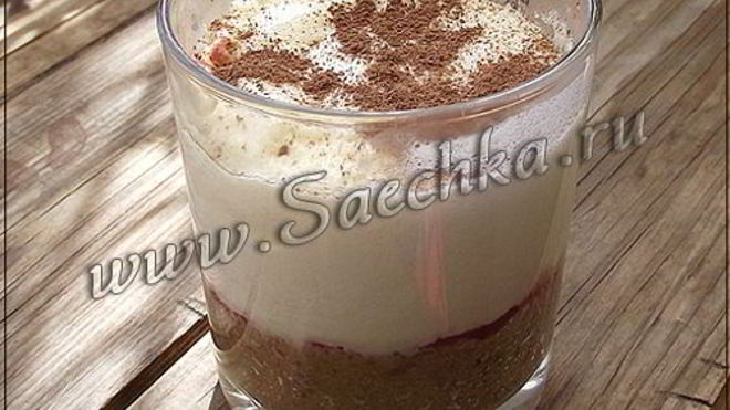 Рецепт Мини-чизкейк в стакане