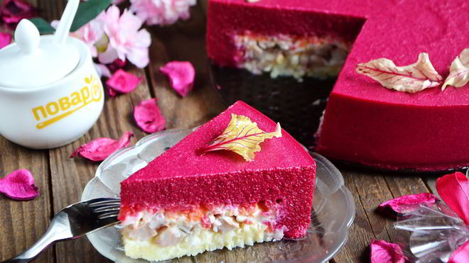 Рецепт Селедочный чизкейк