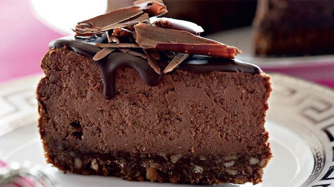 Рецепт Шоколадно-творожный чизкейк